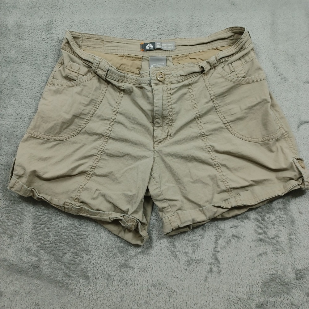 Nike Shorts Womens 8 Brown ACG Outdoor Activewear Pockets Y2K Casual